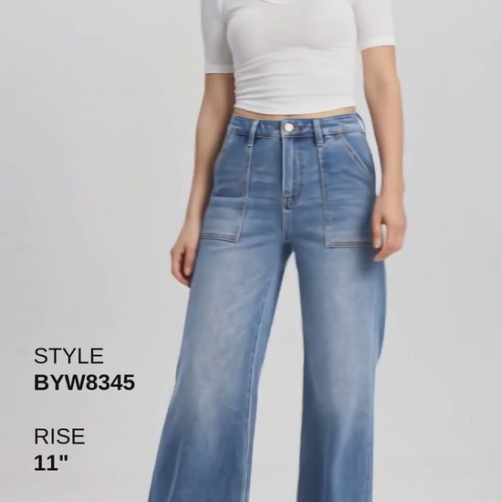 NEW YORK HIGH RISE WIDE LEG Fashion Product Video CUT