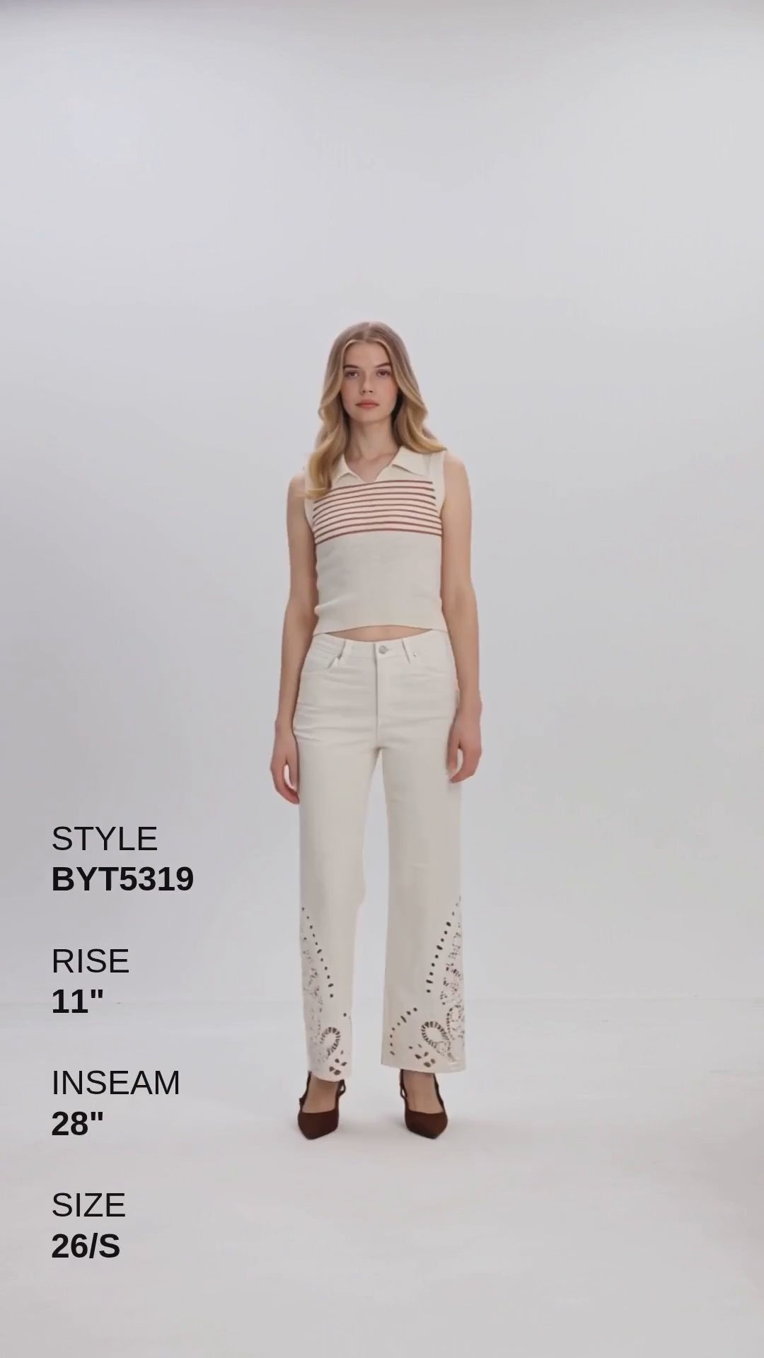 PARIS HIGH RISE STRAIGHT Fashion Product Video CUT