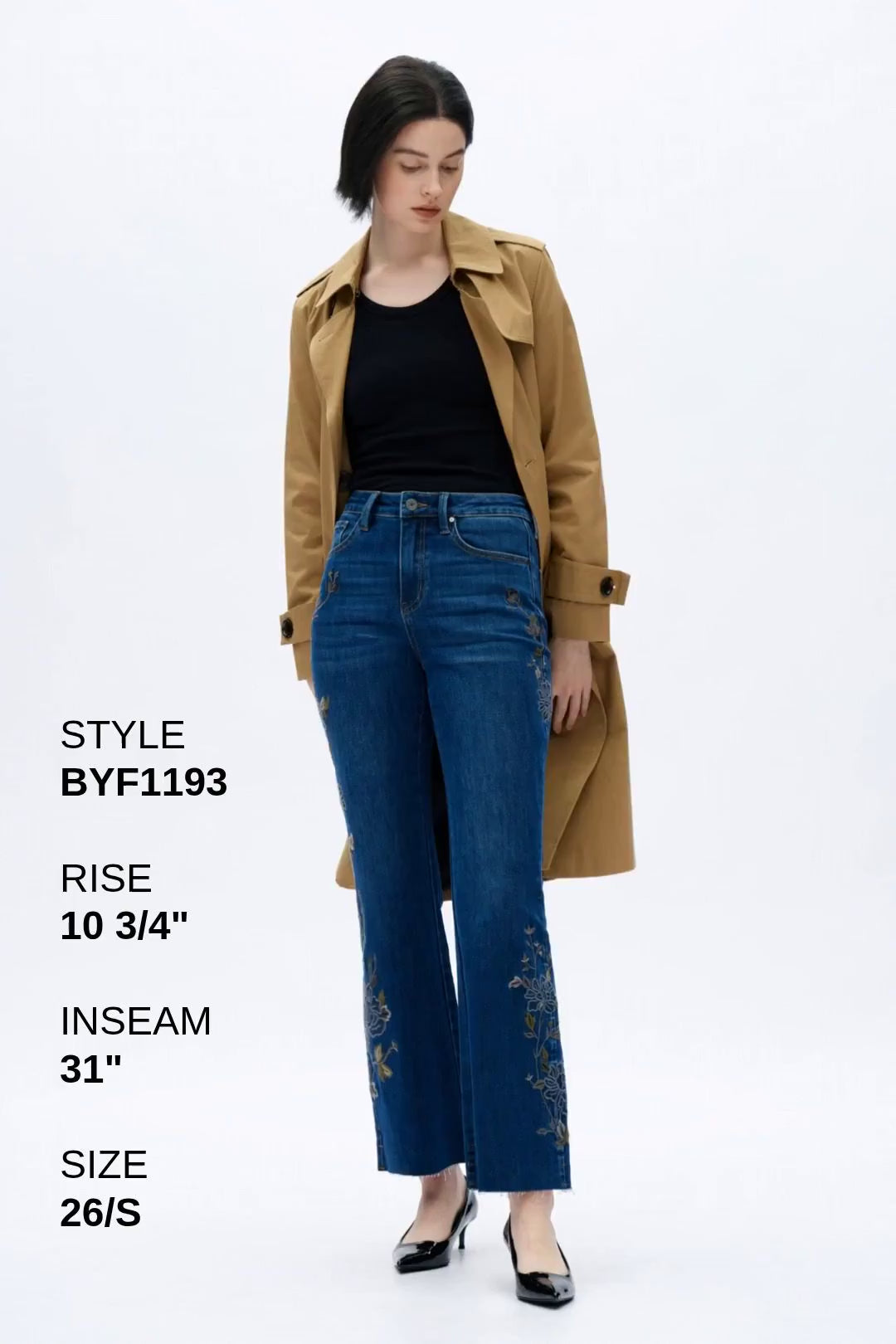 HIGH RISE FLARE LEG Fashion Product Video