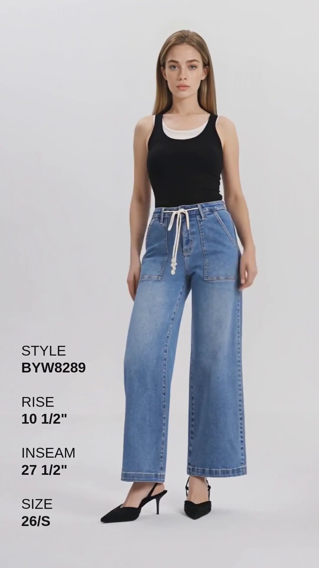 BRIAR HIGH RISE WIDE LEG Fashion Product Video CUT