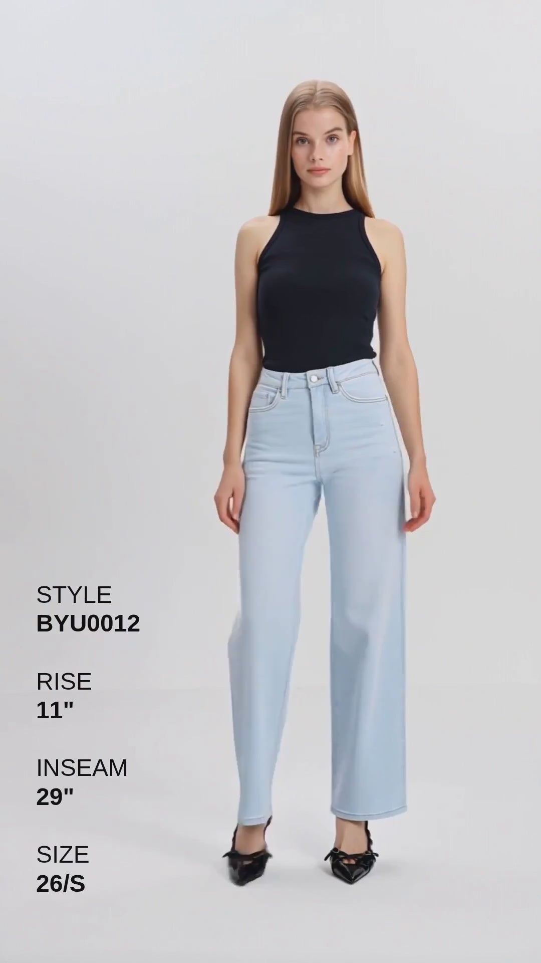 BRIAR HIGH RISE TAPERED Fashion Product Video CUT