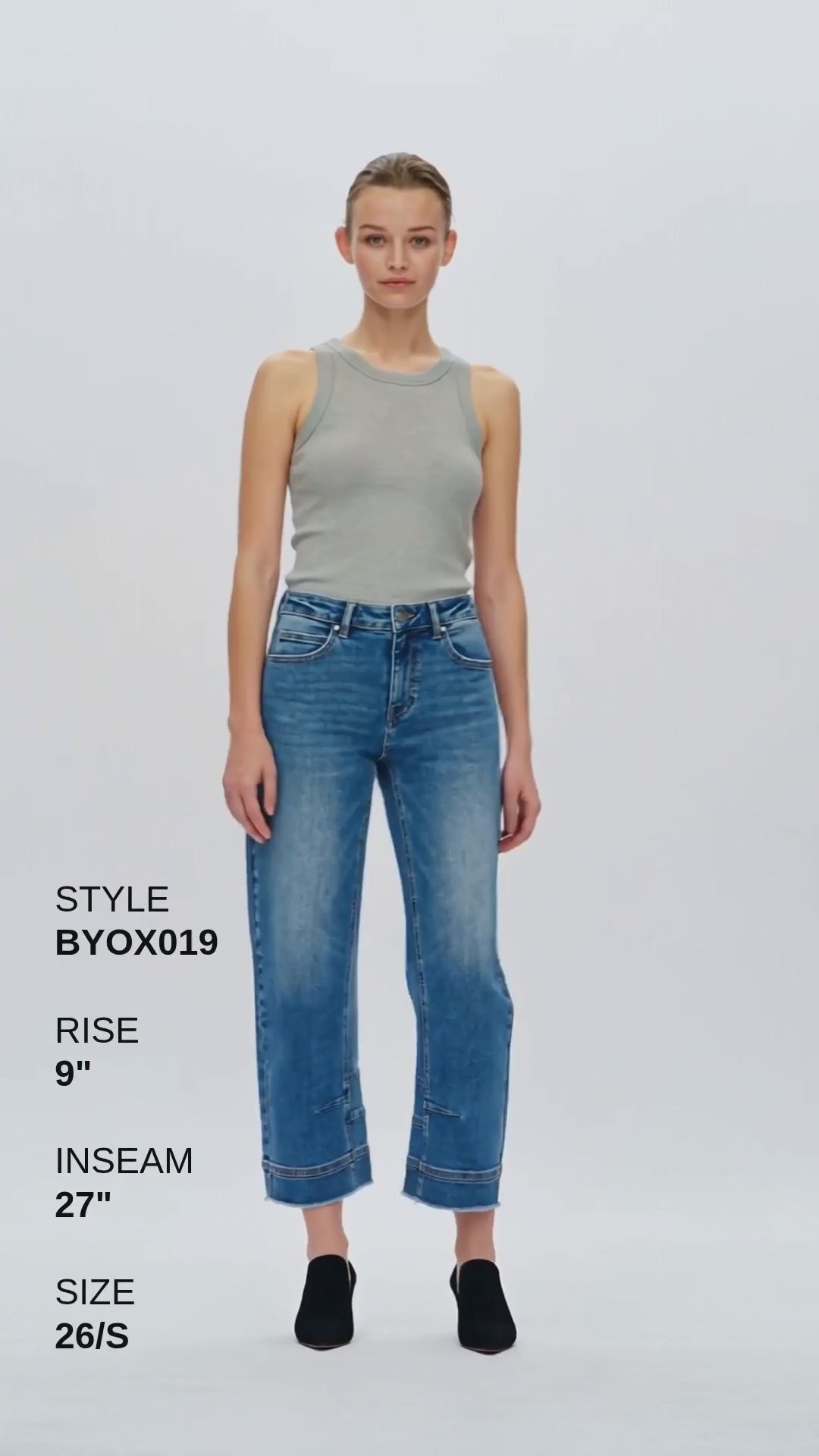 MID RISE BARREL LEG Fashion Product Video CUT
