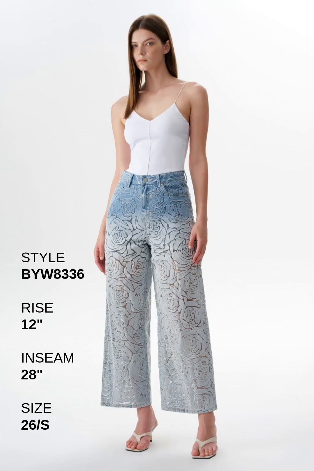 HIGH RISE WIDE LEG Fashion Product Video