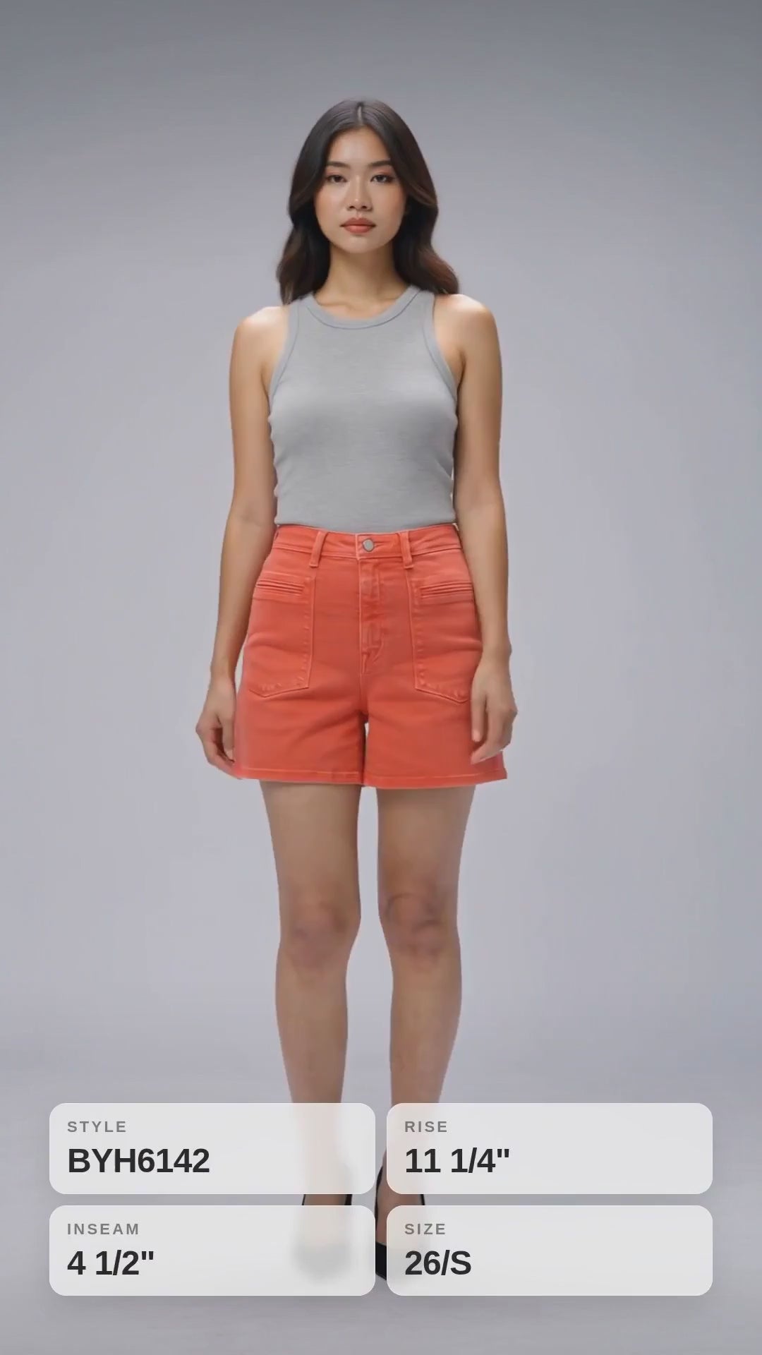 ELOWEN HIGH RISE SHORTS Fashion Product Video CUT