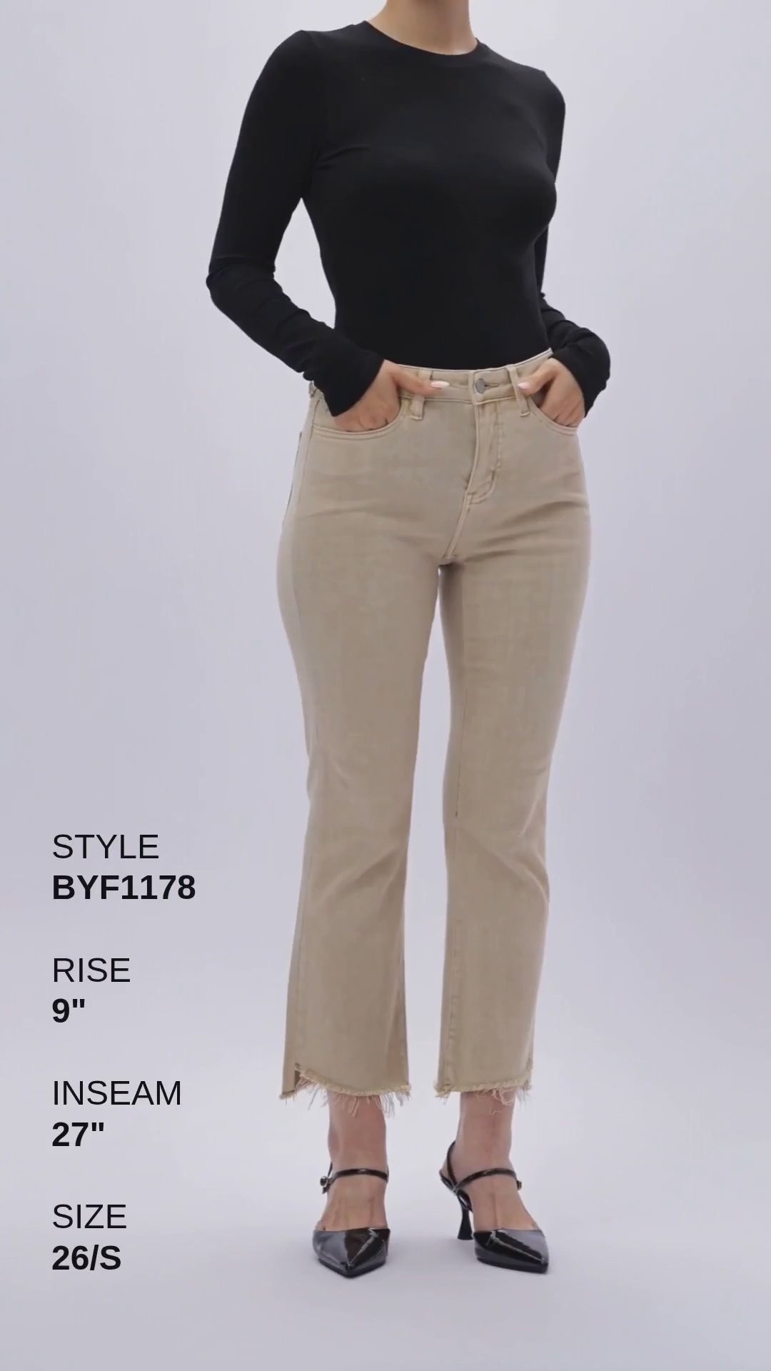 MID RISE BOOTCUT Fashion Product Video CUT