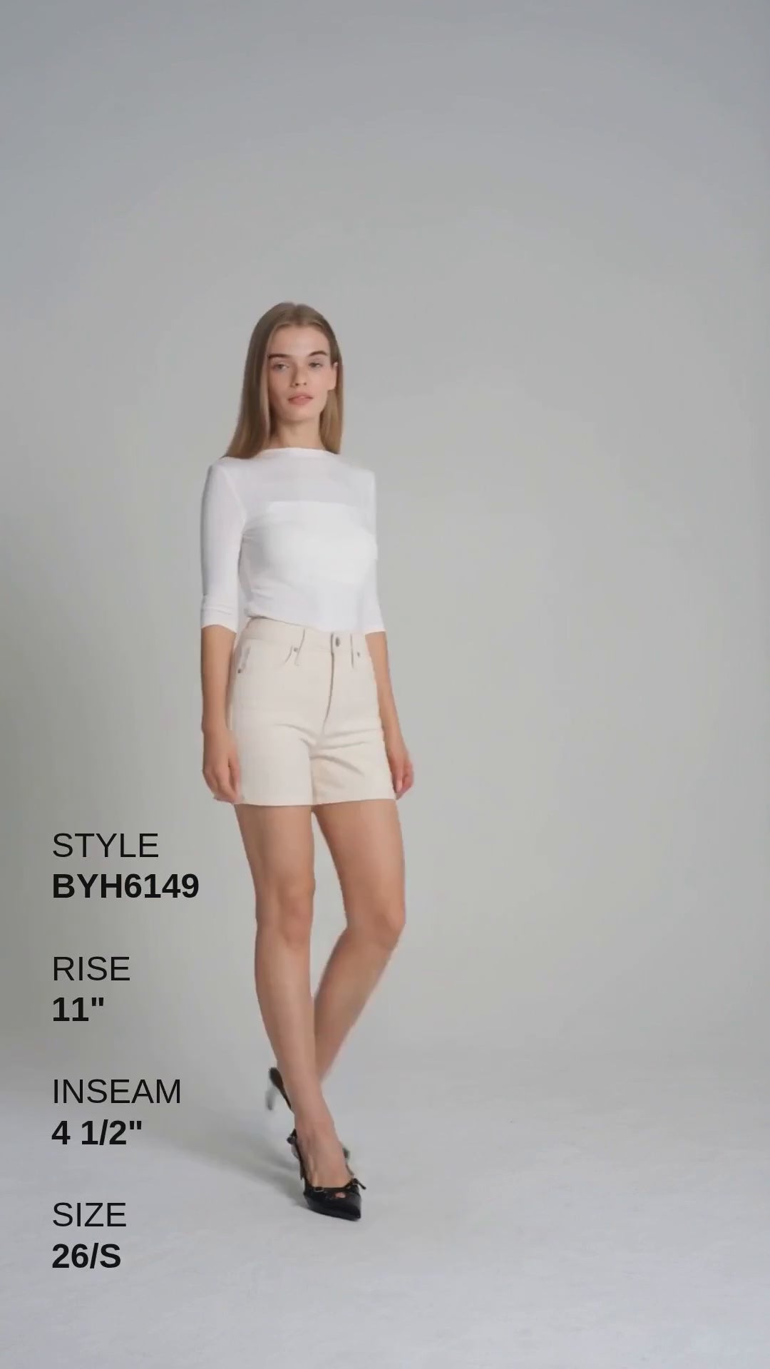 ELOWEN HIGH RISE SHORTS Fashion Product Video CUT