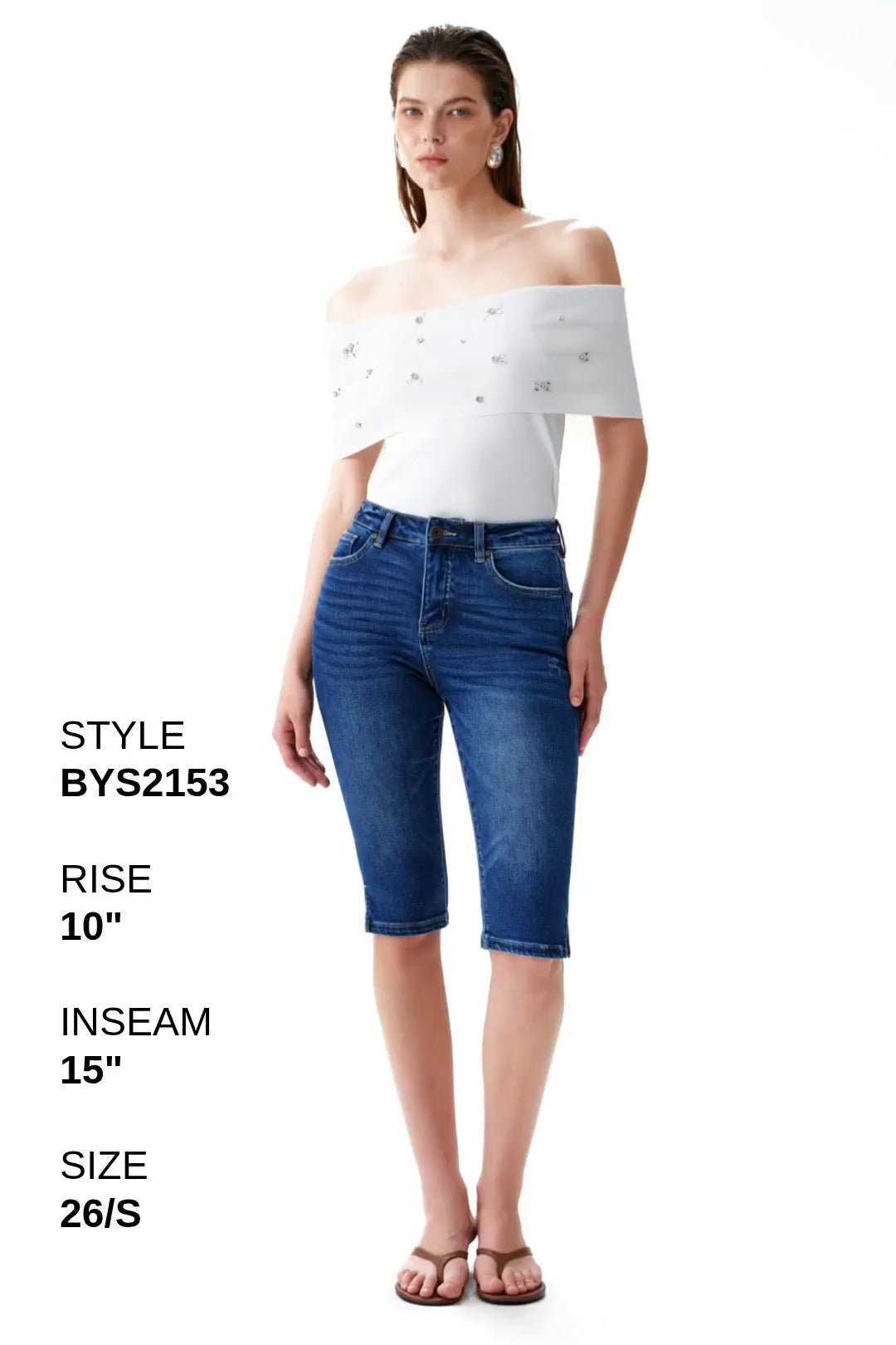 MID RISE SKIMMER CAPRI Fashion Product Video