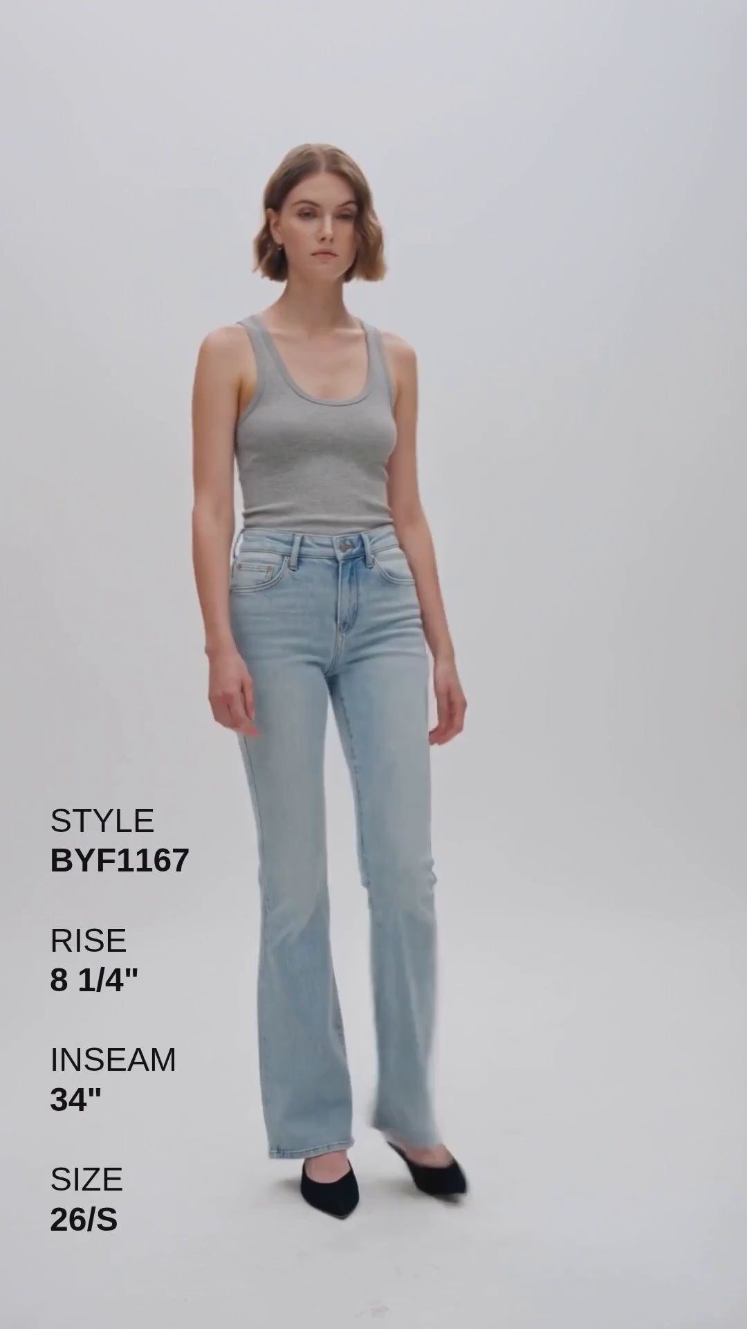 LOW RISE BOOTCUT Fashion Product Video CUT