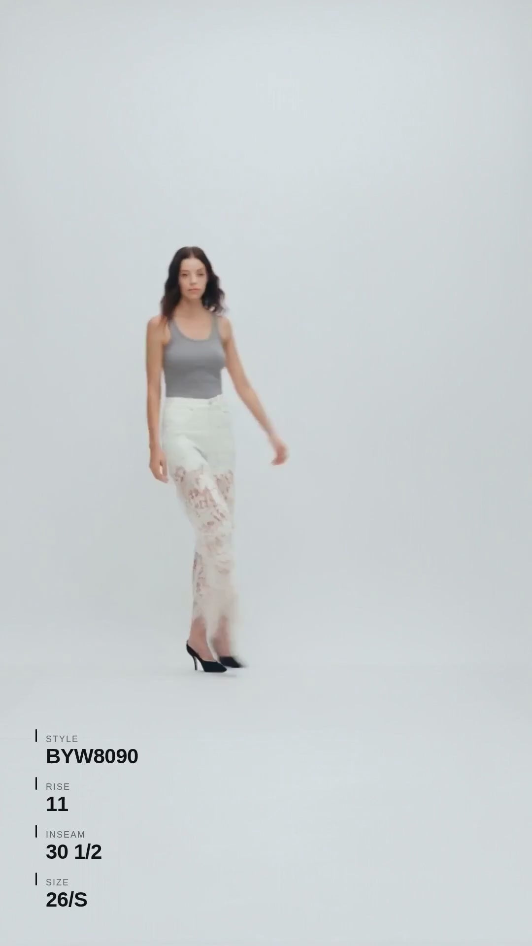 HIGH RISE LACE WIDE LEG Fashion Product Video CUT