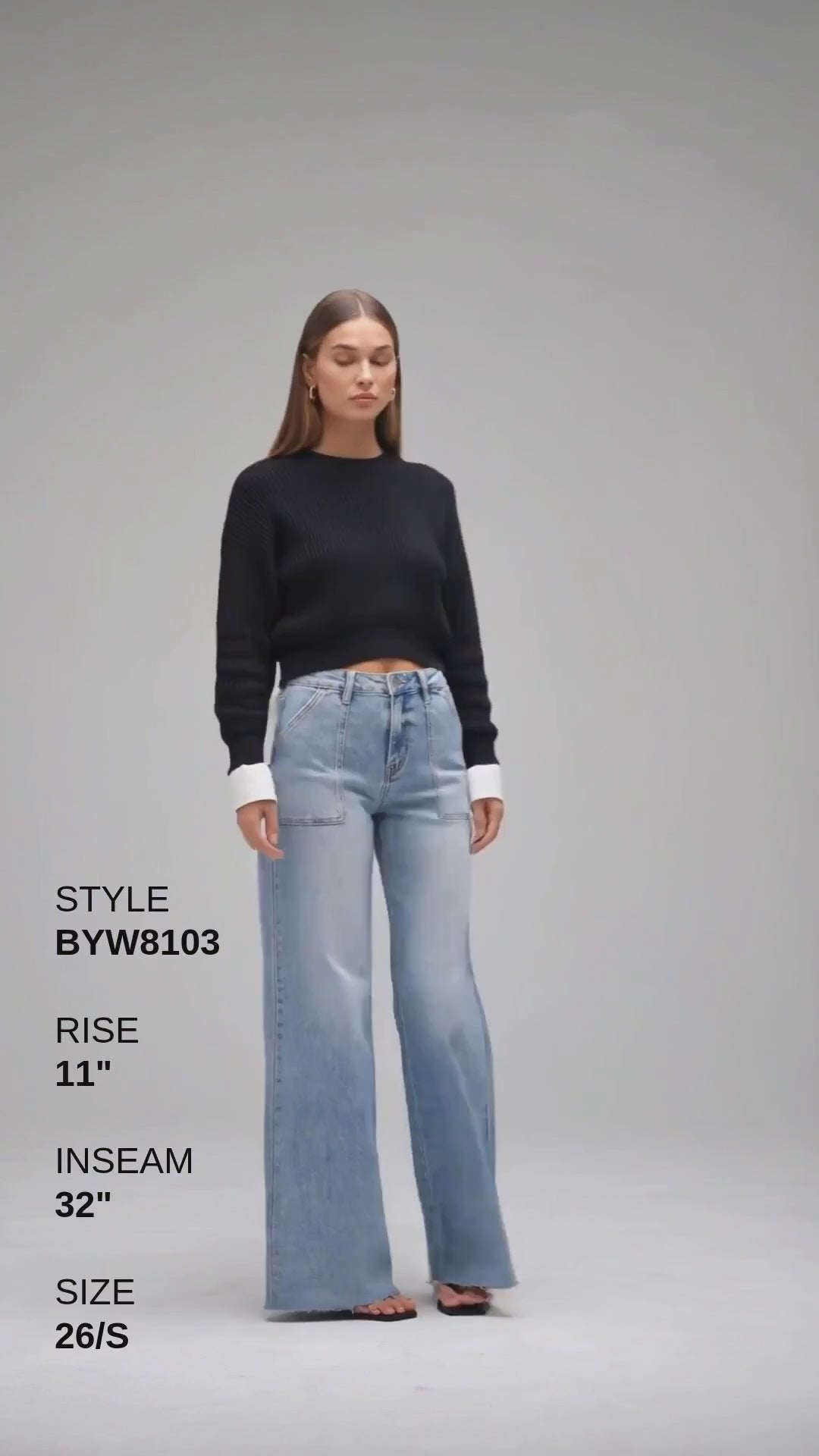 HIGH RISE WIDE LEG Fashion Product Video CUT