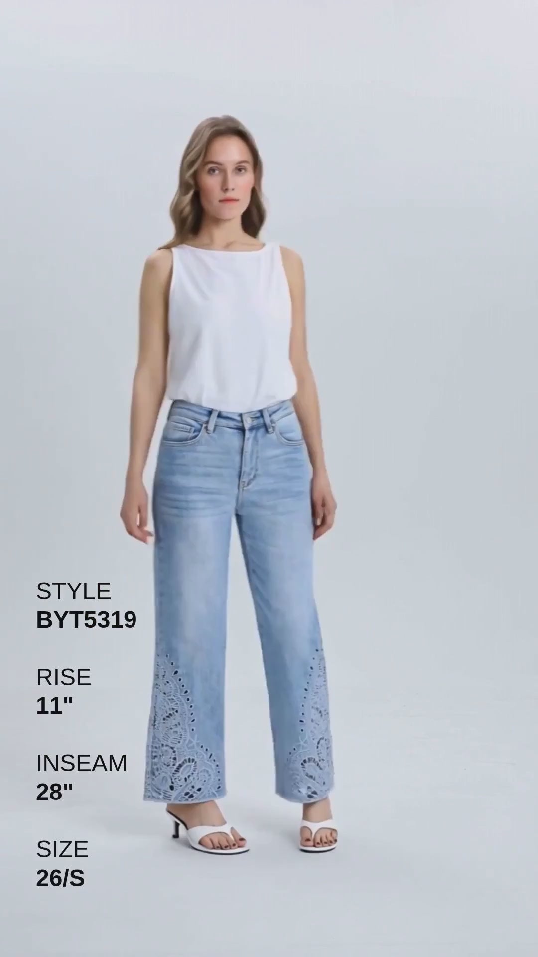 PARIS HIGH RISE STRAIGHT Fashion Product Video CUT