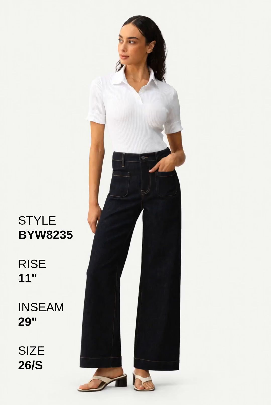 HIGH RISE WIDE LEG Fashion Product Video
