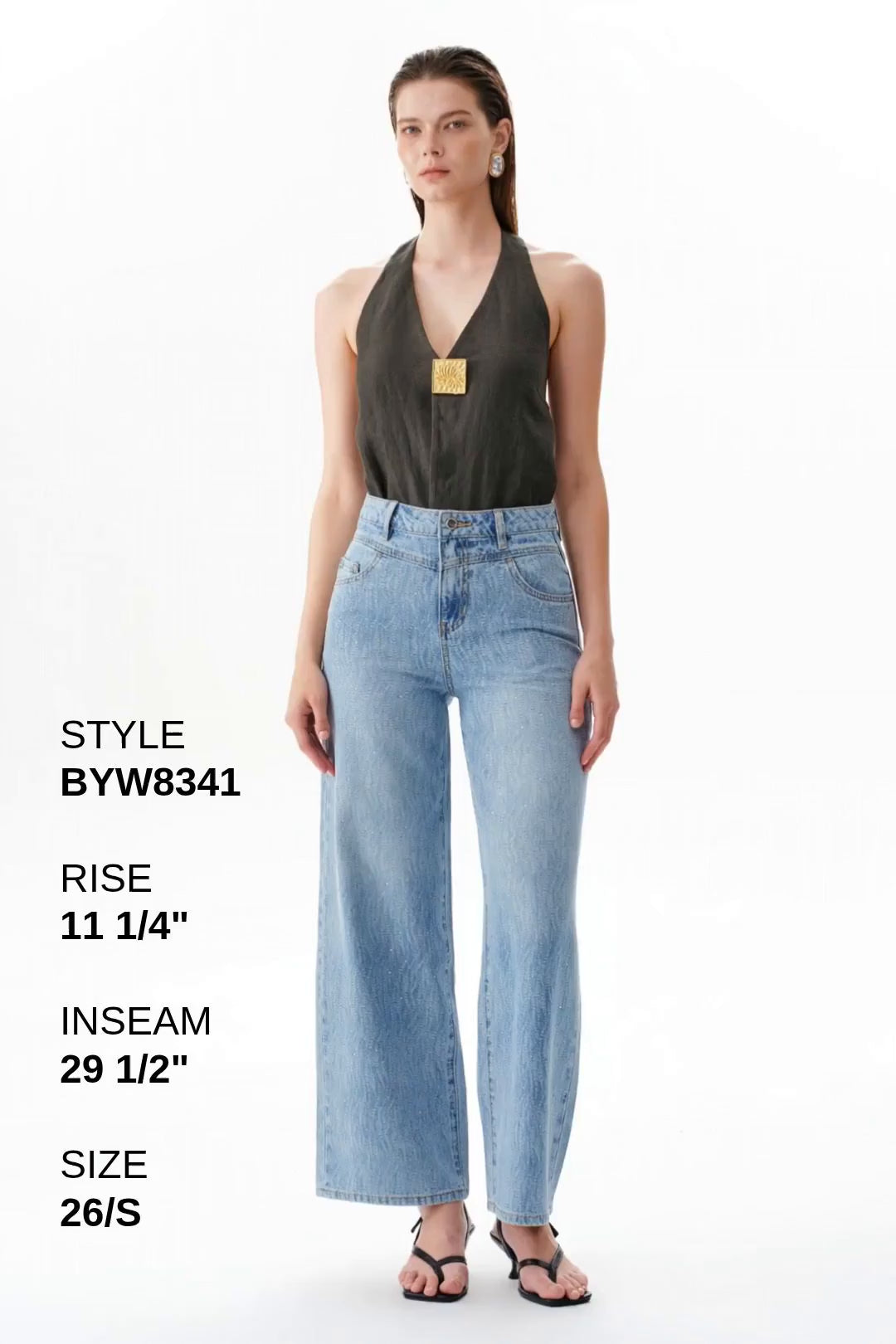 NEW YORK HIGH RISE WIDE LEG Fashion Product Video