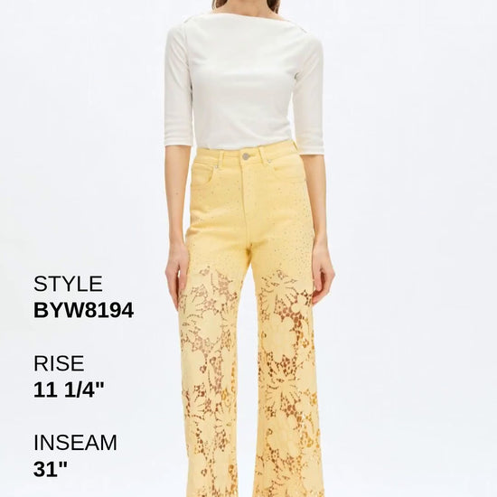 FLORA HIGH RISE WIDE LEG Fashion Product Video