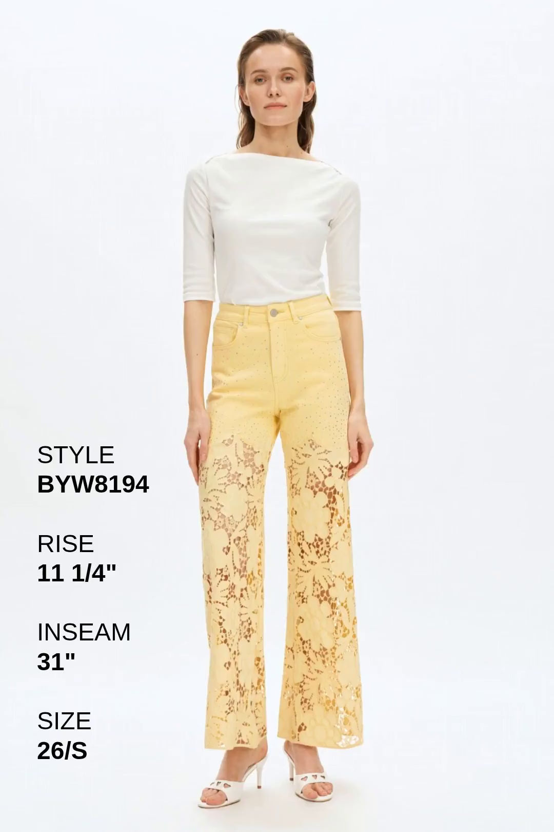 FLORA HIGH RISE WIDE LEG Fashion Product Video