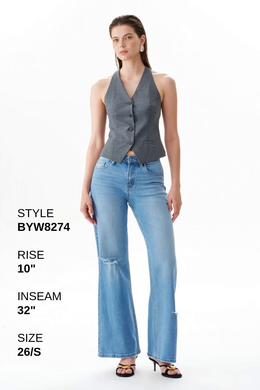ZEPHYRINE MID RISE WIDE LEG Fashion Product Video