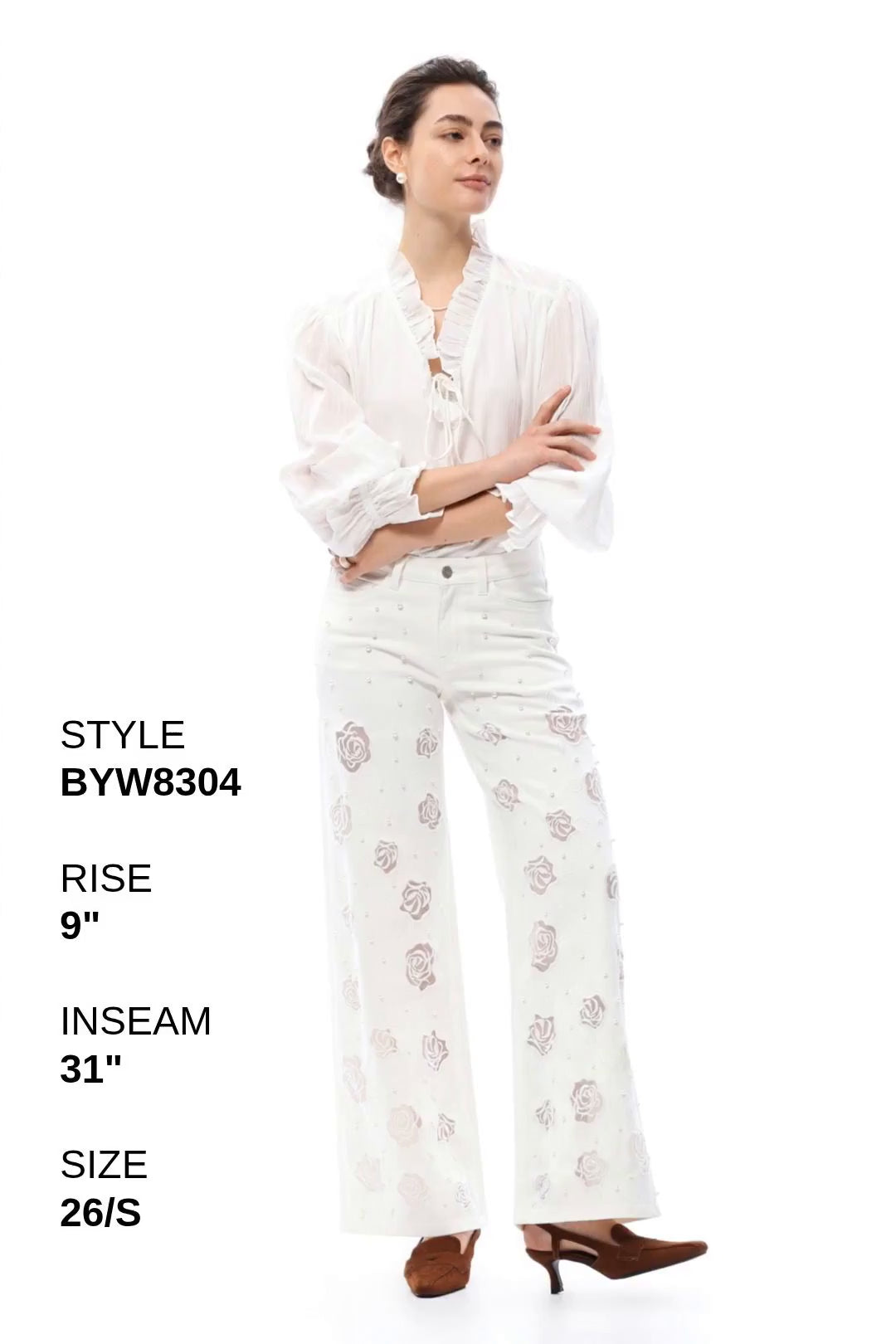 MID RISE WIDE LEG Fashion Product Video