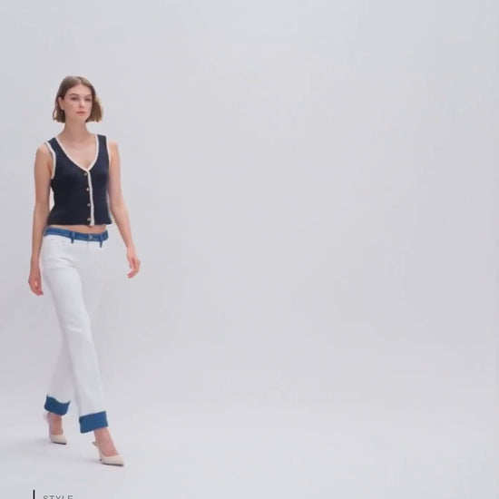 MID RISE STRAIGHT LEG Fashion Product Video CUT