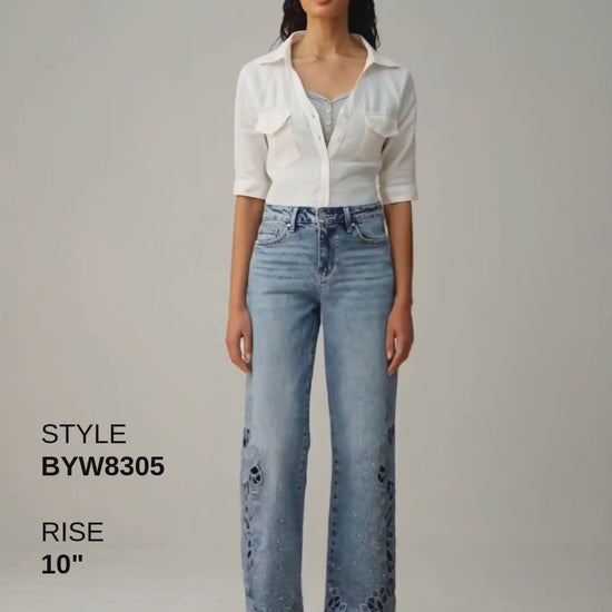 MID RISE WIDE LEG Fashion Product Video CUT