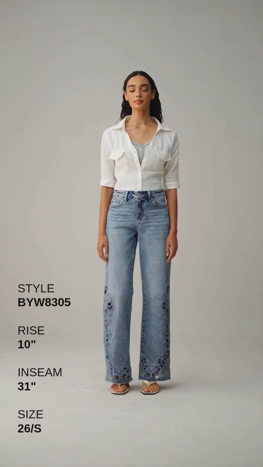 MID RISE WIDE LEG Fashion Product Video CUT