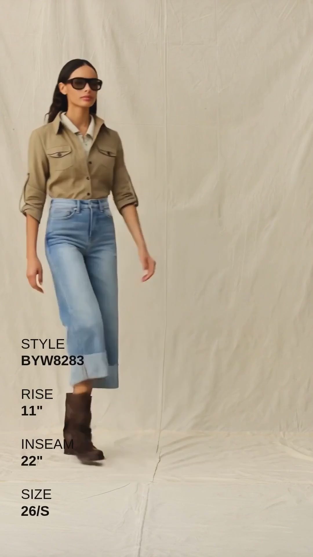 HIGH RISE WIDE LEG Fashion Product Video CUT