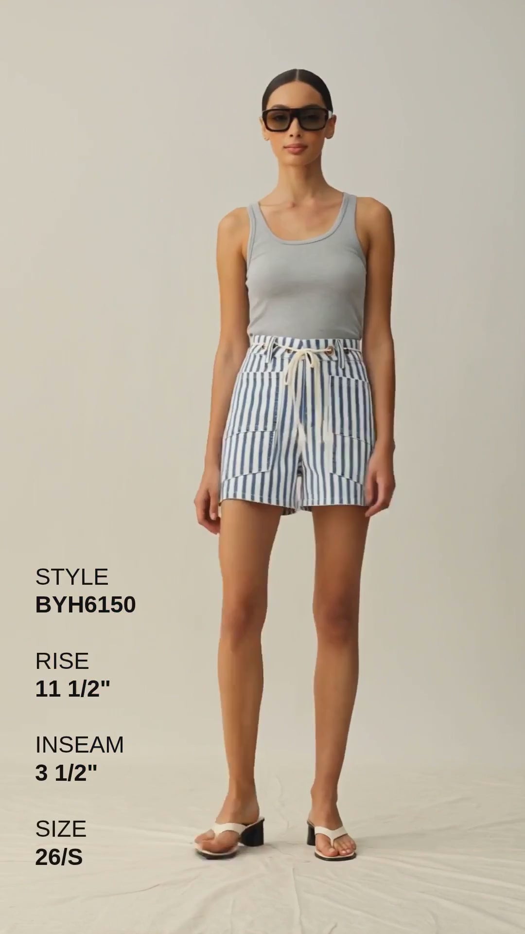 TAMSIN HIGH RISE SHORTS Fashion Product Video CUT