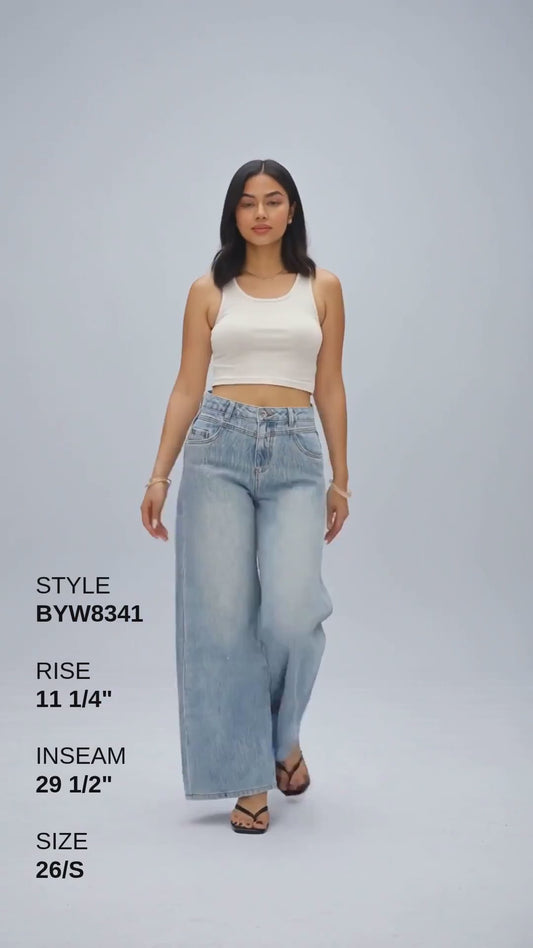 NEW YORK HIGH RISE WIDE LEG Fashion Product Video CUT