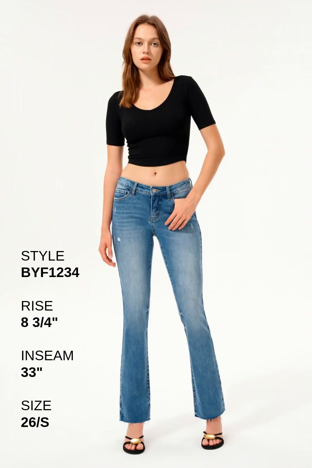 CAPE TOWN LOW RISE BOOTCUT Fashion Product Video