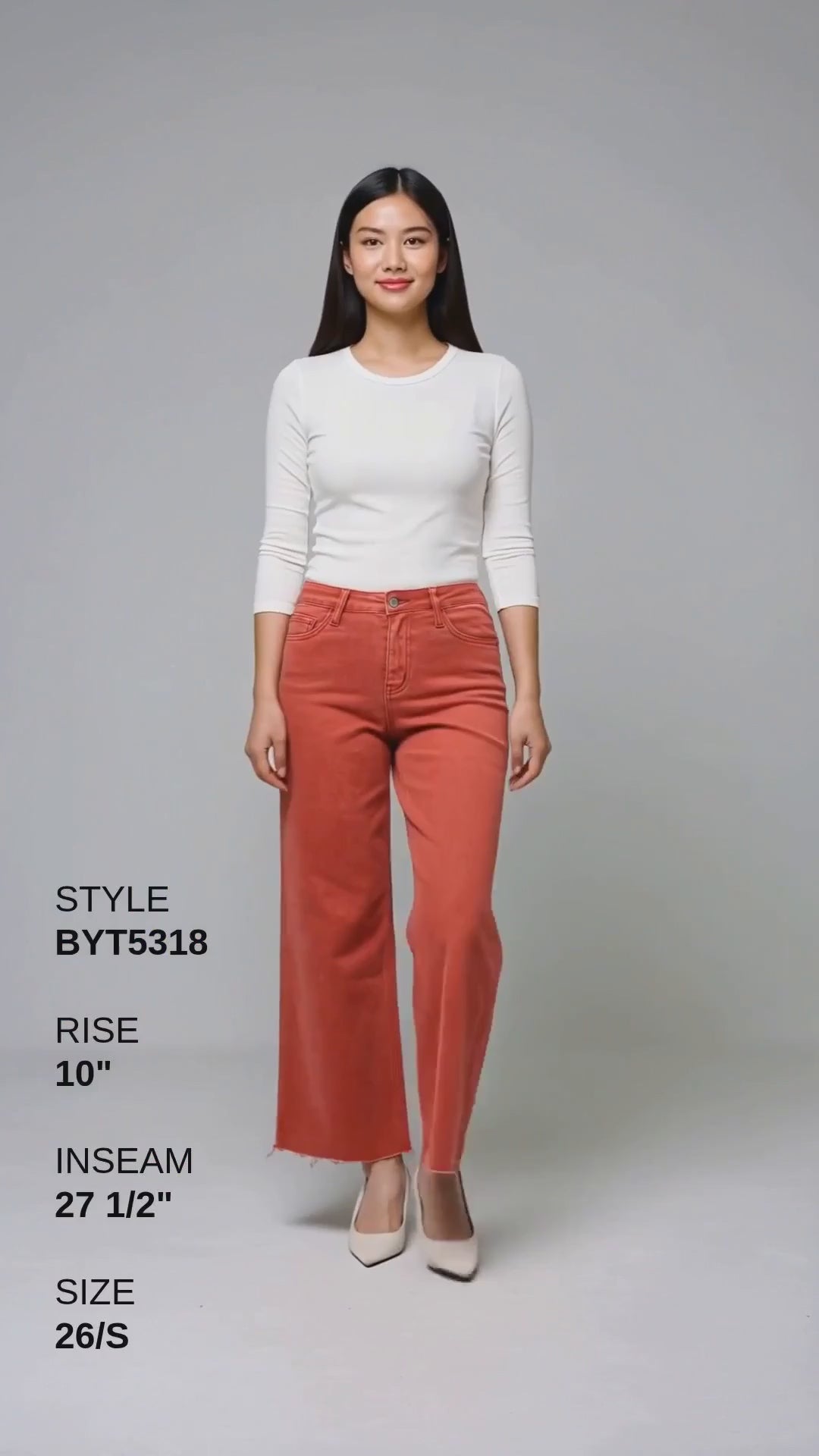 MID RISE STRAIGHT Fashion Product Video CUT