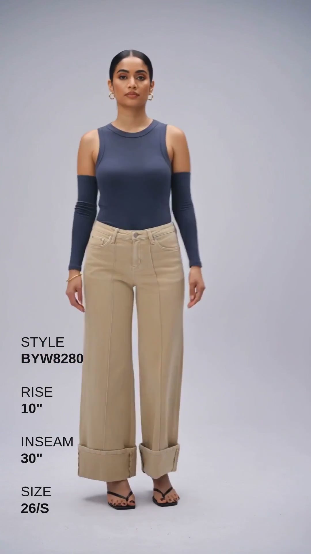 BRIAR MID RISE WIDE LEG Fashion Product Video CUT