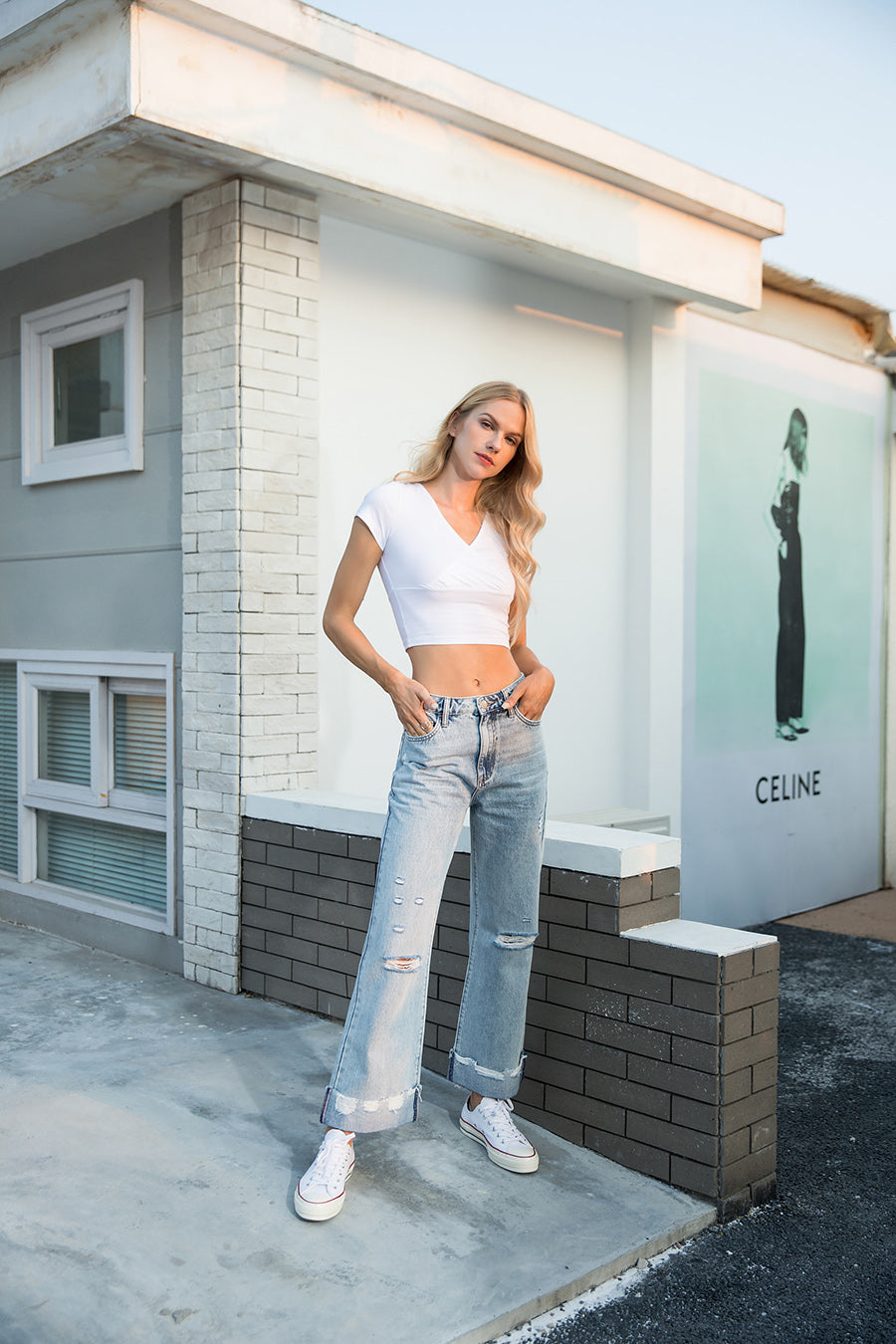 HIGH RISE WIDE LEG